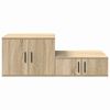 vidaXL Armario de almacenamiento 2 pcs Roble Sonoma 108 x 41 x 40 cm