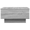 vidaXL Mesa de centro madera contrachapada gris Sonoma 60x45x31 cm