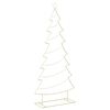 vidaXL &Aacute;rbol de Navidad de metal con soporte KUOPIO 210 cm Acero