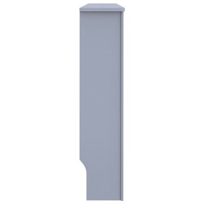 vidaXL Cubierta para radiador MDF gris antracita 152x19x81,5 cm