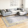 vidaXL Alfombra lavable gris 190x300 cm