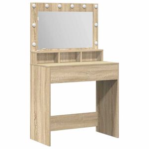 vidaXL Mesa Tocador Roble Sonoma 75,5 x 41 x 135 cm