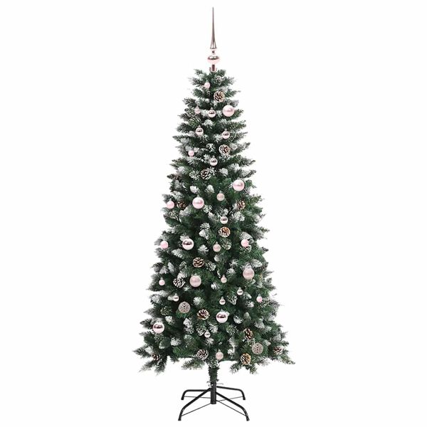 vidaXL &Aacute;rbol de Navidad artificial Verde 150 cm PVC, Pl&aacute;stico y Acero