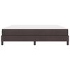 vidaXL Cama tipo Box Spring Marrón Oscuro 180 x 200 cm tela