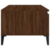 vidaXL Mesa de centro madera contrachapada marr&oacute;n roble 90x50x36,5 cm