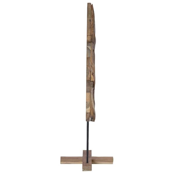 vidaXL &Aacute;rbol de Navidad Marr&oacute;n 121 cm Madera de teca maciza
