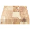 vidaXL Estantes flotantes 2 uds madera acacia sin tratar 100x20x4 cm