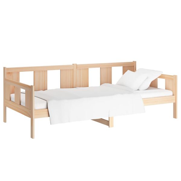 vidaXL Sof&aacute; cama madera maciza de pino 80x200 cm