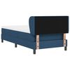 vidaXL Cama tipo Box Spring con colch&oacute;n Azul 90 x 190 cm tela