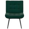 vidaXL Sill&oacute;n de relax terciopelo verde oscuro 64x74x84 cm