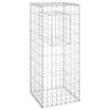 vidaXL Cesta poste de gaviones de hierro 40x40x100 cm