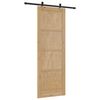 vidaXL Puerta Corredera ORKDAL Marr&oacute;n 83 x 232 cm