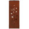 vidaXL Le&ntilde;ero 40x30x80 cm acero corten