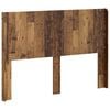 vidaXL Cabecero Madera envejecida Madera de ingenier&iacute;a
