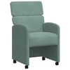 vidaXL Sillas de comedor 2 pcs Verde mar 58 x 65 x 98 cm Terciopelo