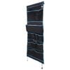 vidaXL Bolsa de almacenamiento Negro y azul 161 x 58,5 cm oxford