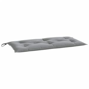 vidaXL Coj&iacute;n de banco de jard&iacute;n tela Oxford gris 100x50x7 cm