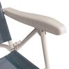 Outwell Silla reclinable de camping Cromer azul océano