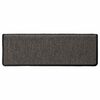 vidaXL Alfombra autoadhesiva escalera sisal 15 uds antracita 65x21x4cm