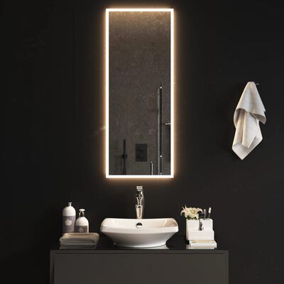 vidaXL Espejo de baño con LED 40x100 cm