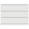 vidaXL Aparador blanco 100x35x76 cm madera de ingenier&iacute;a