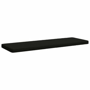 vidaXL Coj&iacute;n para banco de 1 pieza VUGHT 100% Poli&eacute;ster Negro
