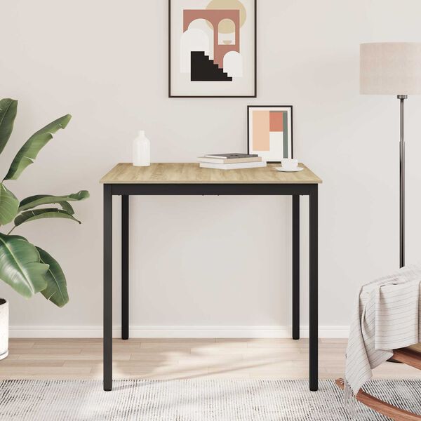 vidaXL Mesa de barra de pie Madera de ingenier&iacute;a