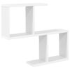 vidaXL Estante de pared Blanco 60 x 12 x 50,5 cm Madera de ingenier&iacute;a