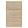 vidaXL Mueble zapatero madera contrachapada roble Sonoma 63x24x103 cm