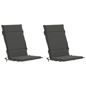 vidaXL Cojines para Sillas de Respaldo Alto en 2 Piezas GEMERT 2 pcs