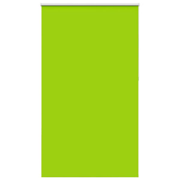 vidaXL Estor Enrollable Opaco hojas verde 125x230cm Tela Ancho 121,6cm