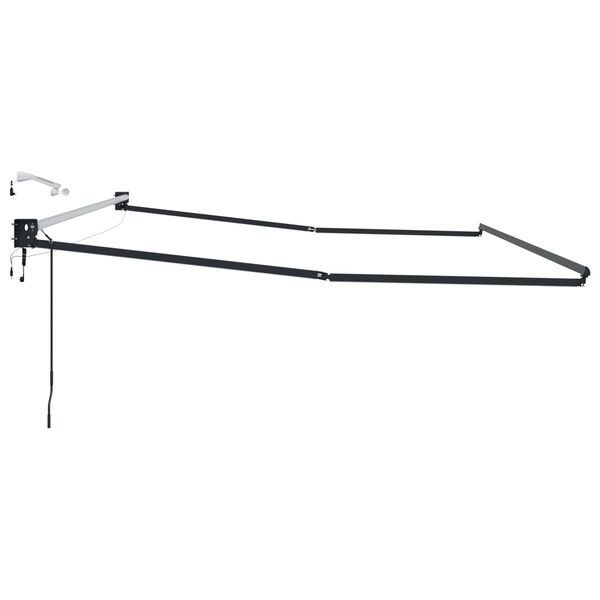 vidaXL Estructura de toldo retr&aacute;ctil el&eacute;ctrico Antracita 4 x 2 m
