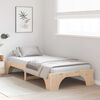 vidaXL Estructura de cama Natural 80 x 200 cm Madera de pino macizo