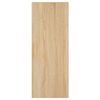 vidaXL Aparador de madera contrachapada roble Sonoma 34,5x34x180 cm