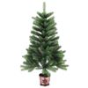 vidaXL &Aacute;rbol de Navidad con 150 LED con soporte Verde 65 cm PE