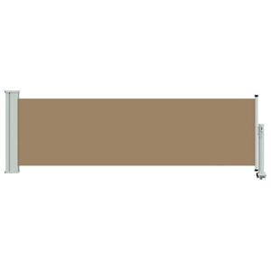 vidaXL Toldo lateral 100% poli&eacute;ster hierro acero