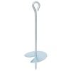 vidaXL Ancla de tierra 2 uds. &Oslash;10 x 30 cm Metal galvanizado Plateado