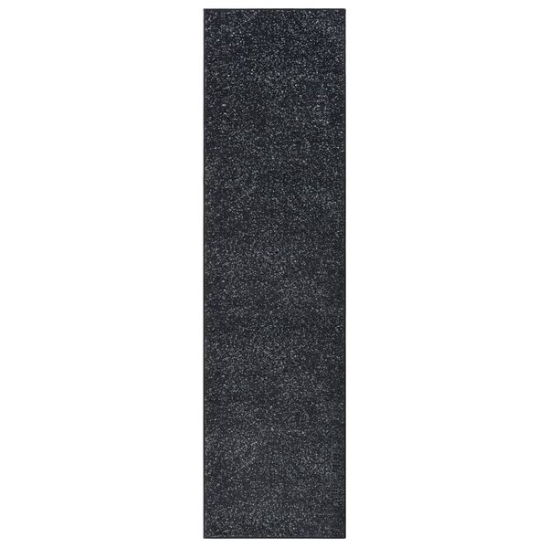 vidaXL Alfombra de pasillo BCF gris antracita 100x400 cm