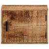 vidaXL Mesita de noche de pared madera maciza de acacia 40x30x25 cm
