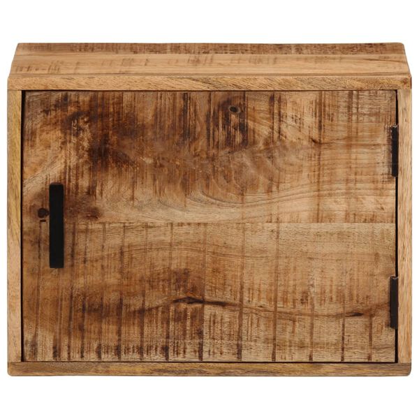 vidaXL Mesita de noche de pared madera maciza de acacia 40x30x25 cm