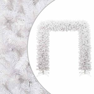 vidaXL &Aacute;rbol de Navidad en arco blanco 240 cm