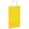 vidaXL Bolsas de papel con asas 250 uds amarillas 21x11x36 cm