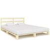 vidaXL Estructura cama palets sin colch&oacute;n madera maciza pino 180x200cm