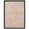 vidaXL Felpudo beige 60x80 cm