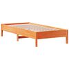 vidaXL Estructura de cama sin colch&oacute;n madera de pino marr&oacute;n 90x200 cm