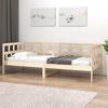 vidaXL Sof&aacute; cama madera maciza de pino 90x190 cm