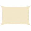 vidaXL Toldo de vela HDPE color crema 160 g/m&sup2; 5x6 m