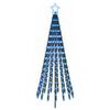 vidaXL &Aacute;rbol de Navidad LED 180 cm 255 LED Azul Acero Negro
