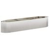 vidaXL Cama de Jard&iacute;n Elevada Acero inoxidable 220 x 40 x 40 cm Acero