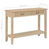 vidaXL Mesa consola de madera 110x35x80 cm